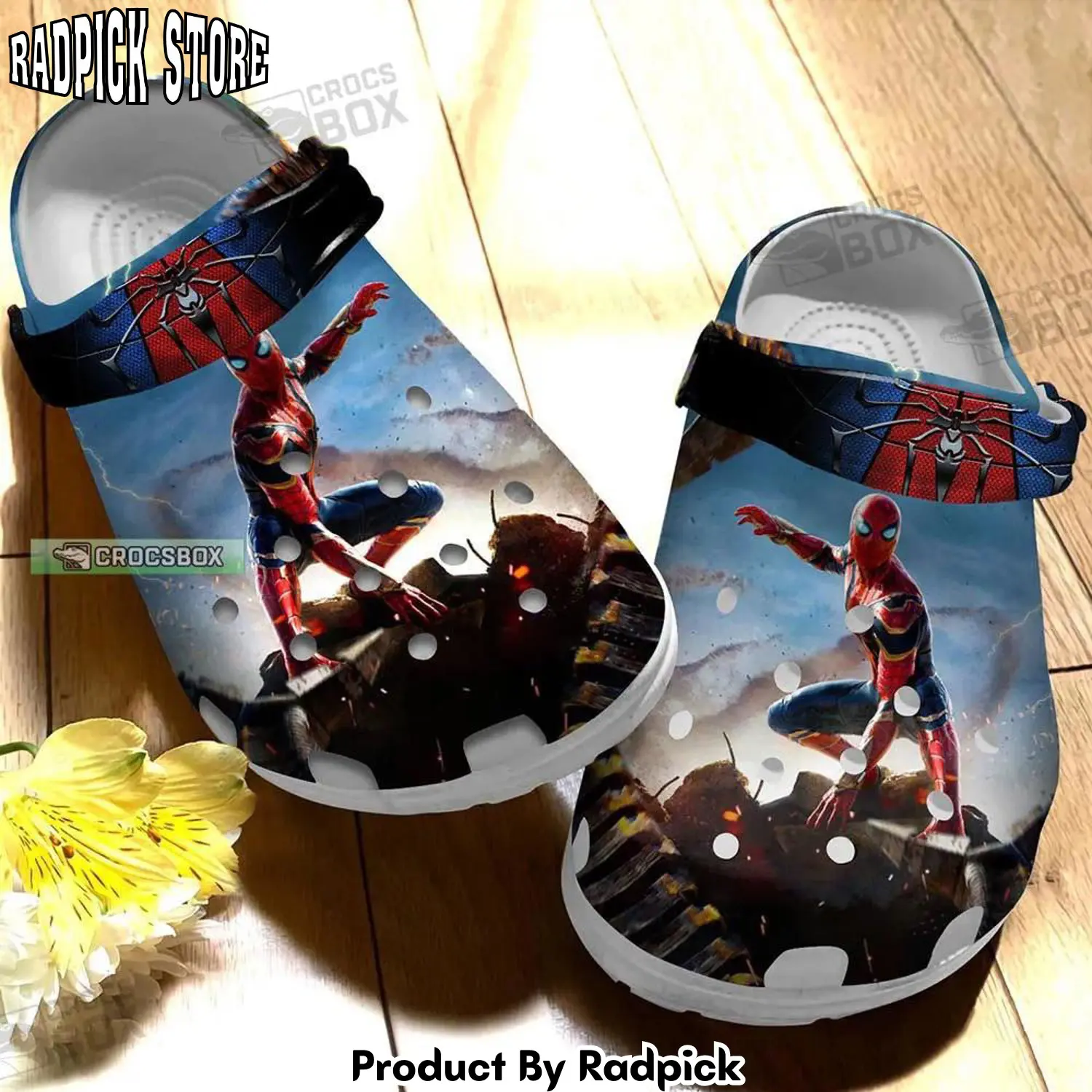 Radpick spiderman crocss adult cool spider man crocss rp6521348